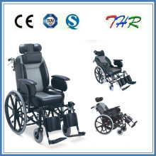 Cadeira de rodas manual reclinável com encosto alto (THR-204BJQ)
